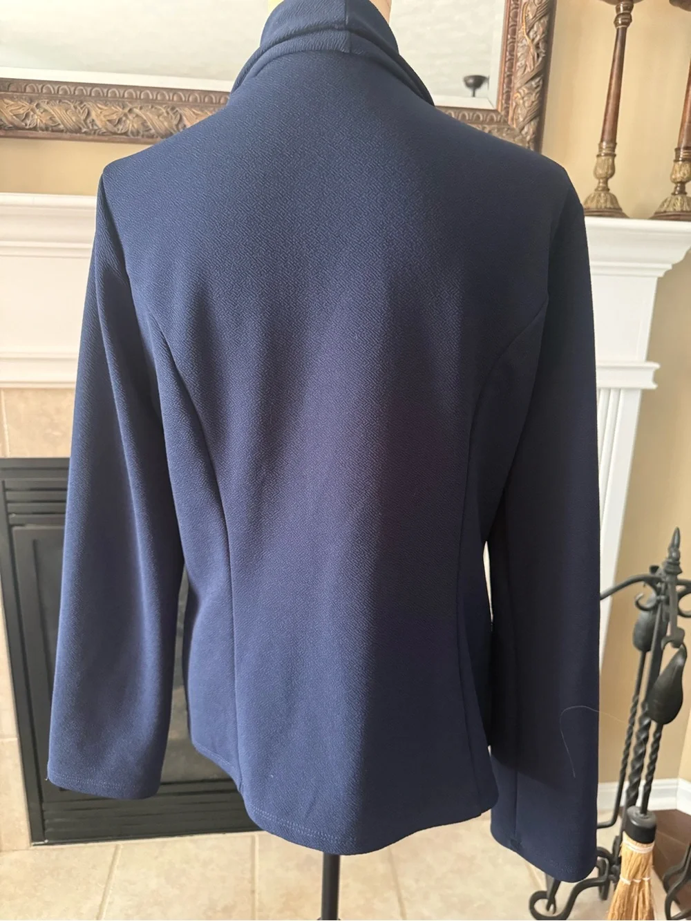 Women's Navy Shawl Collar Jacket/Blazer XL MOA/USA Brand